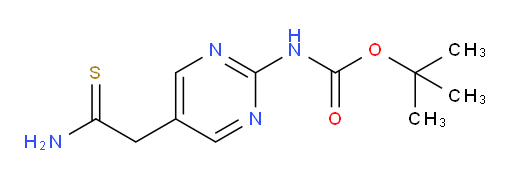 tert-butyl N-[5-(carbamothioylmethyl)pyrimidin-2-yl]carbamate