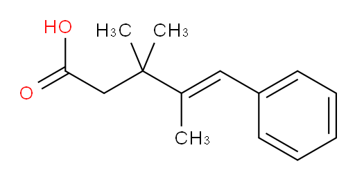 3,3,4-trimethyl-5-phenylpent-4-enoic acid
