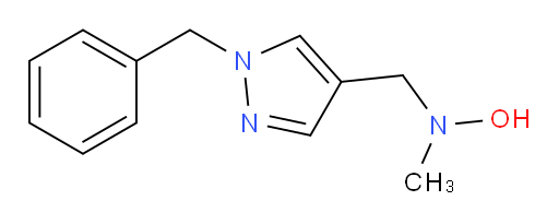 N-[(1-benzyl-1H-pyrazol-4-yl)methyl]-N-methylhydroxylamine
