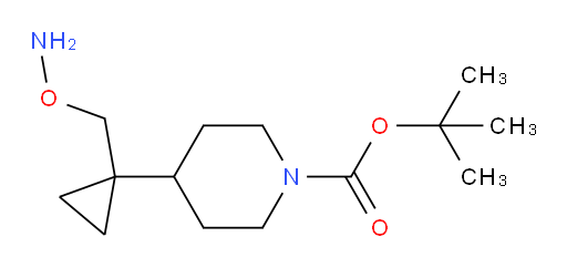 tert-butyl 4-{1-[(aminooxy)methyl]cyclopropyl}piperidine-1-carboxylate