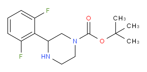tert-butyl 3-(2,6-difluorophenyl)piperazine-1-carboxylate