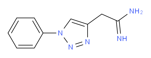 2-(1-phenyl-1H-1,2,3-triazol-4-yl)ethanimidamide