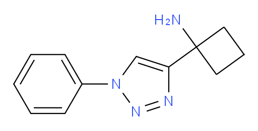 1-(1-phenyl-1H-1,2,3-triazol-4-yl)cyclobutan-1-amine