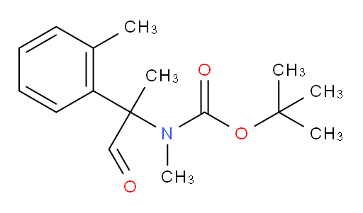 tert-butyl N-methyl-N-[2-(2-methylphenyl)-1-oxopropan-2-yl]carbamate