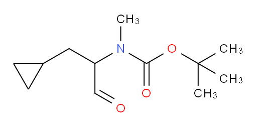 tert-butyl N-(1-cyclopropyl-3-oxopropan-2-yl)-N-methylcarbamate