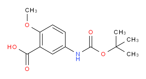 5-{[(tert-butoxy)carbonyl]amino}-2-methoxybenzoic acid