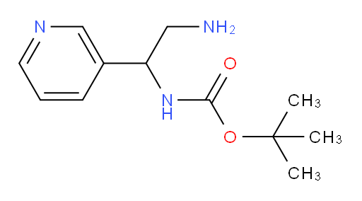 tert-butyl N-[2-amino-1-(pyridin-3-yl)ethyl]carbamate