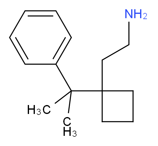 2-[1-(2-phenylpropan-2-yl)cyclobutyl]ethan-1-amine