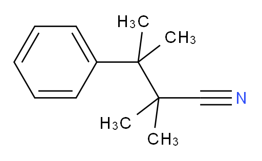 2,2,3-trimethyl-3-phenylbutanenitrile