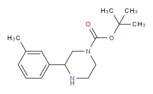 tert-butyl 3-(3-methylphenyl)piperazine-1-carboxylate