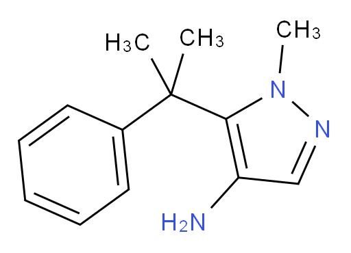 1-methyl-5-(2-phenylpropan-2-yl)-1H-pyrazol-4-amine