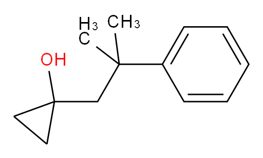 1-(2-methyl-2-phenylpropyl)cyclopropan-1-ol