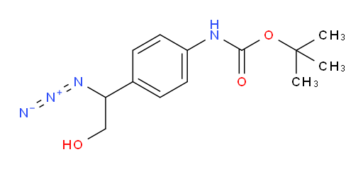tert-butyl N-[4-(1-azido-2-hydroxyethyl)phenyl]carbamate