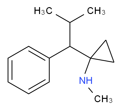 N-methyl-1-(2-methyl-1-phenylpropyl)cyclopropan-1-amine
