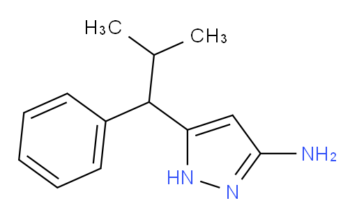 5-(2-methyl-1-phenylpropyl)-1H-pyrazol-3-amine