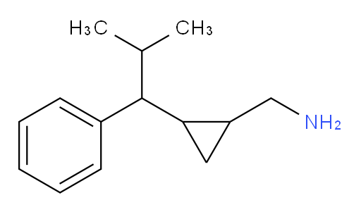[2-(2-methyl-1-phenylpropyl)cyclopropyl]methanamine