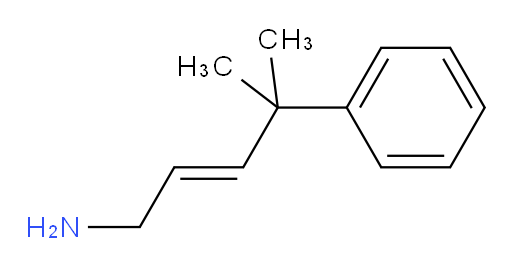 4-methyl-4-phenylpent-2-en-1-amine