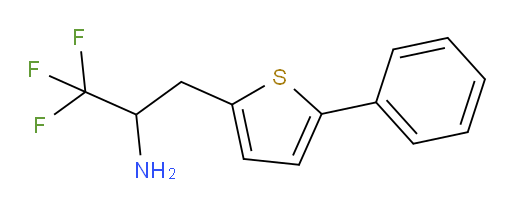 1,1,1-trifluoro-3-(5-phenylthiophen-2-yl)propan-2-amine