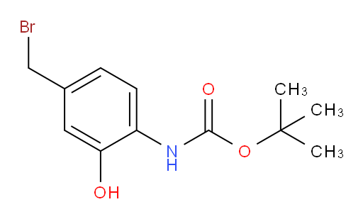 tert-butyl N-[4-(bromomethyl)-2-hydroxyphenyl]carbamate