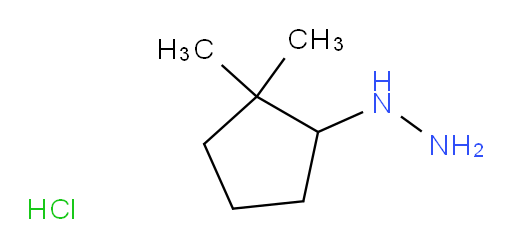 (2,2-dimethylcyclopentyl)hydrazine hydrochloride