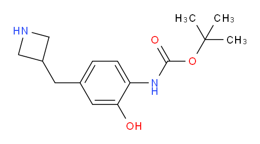 tert-butyl N-{4-[(azetidin-3-yl)methyl]-2-hydroxyphenyl}carbamate
