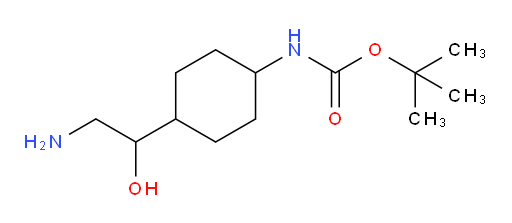 tert-butyl N-[4-(2-amino-1-hydroxyethyl)cyclohexyl]carbamate