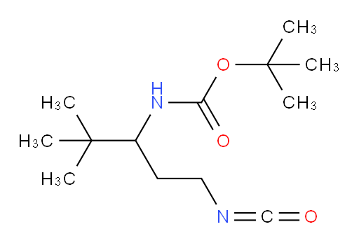 tert-butyl N-(1-isocyanato-4,4-dimethylpentan-3-yl)carbamate
