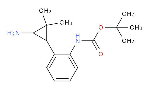 tert-butyl N-[2-(3-amino-2,2-dimethylcyclopropyl)phenyl]carbamate