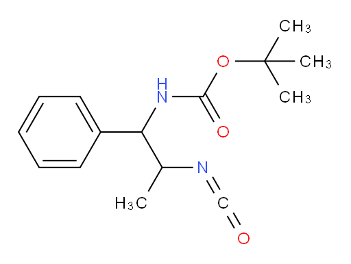 tert-butyl N-(2-isocyanato-1-phenylpropyl)carbamate