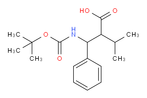 2-({[(tert-butoxy)carbonyl]amino}(phenyl)methyl)-3-methylbutanoic acid
