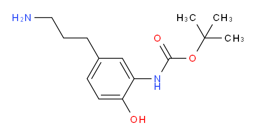 tert-butyl N-[5-(3-aminopropyl)-2-hydroxyphenyl]carbamate