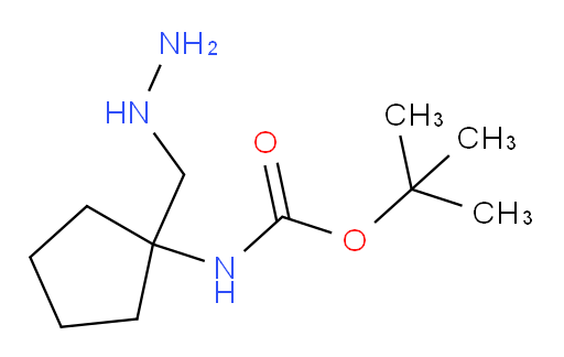tert-butyl N-[1-(hydrazinylmethyl)cyclopentyl]carbamate