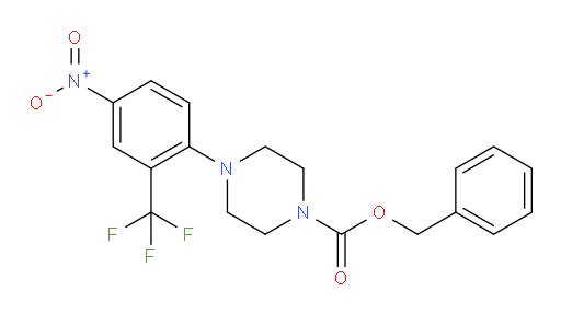 benzyl 4-[4-nitro-2-(trifluoromethyl)phenyl]piperazine-1-carboxylate