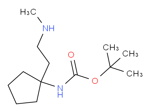 tert-butyl N-{1-[2-(methylamino)ethyl]cyclopentyl}carbamate