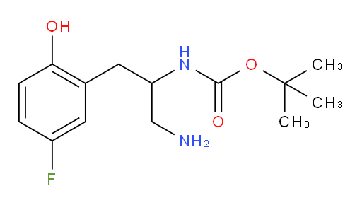 tert-butyl N-[1-amino-3-(5-fluoro-2-hydroxyphenyl)propan-2-yl]carbamate