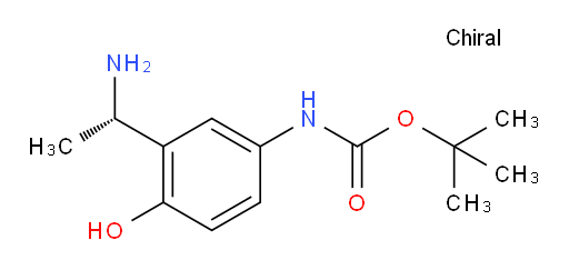 tert-butyl N-{3-[(1S)-1-aminoethyl]-4-hydroxyphenyl}carbamate