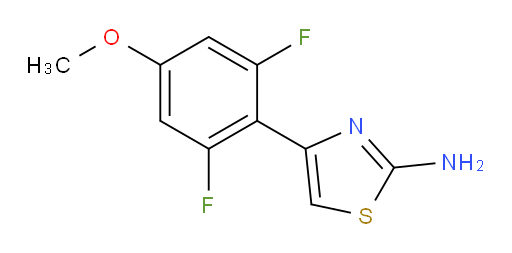 4-(2,6-difluoro-4-methoxyphenyl)-1,3-thiazol-2-amine