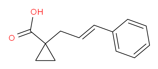 1-(3-phenylprop-2-en-1-yl)cyclopropane-1-carboxylic acid