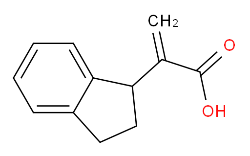 2-(2,3-dihydro-1H-inden-1-yl)prop-2-enoic acid