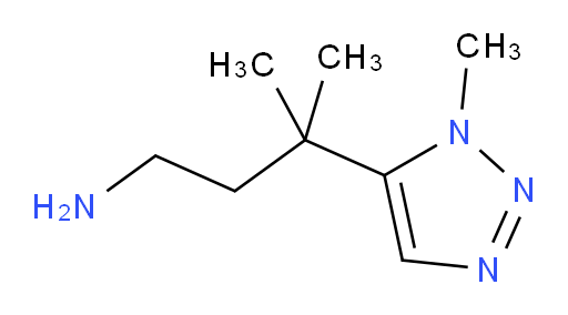 3-methyl-3-(1-methyl-1H-1,2,3-triazol-5-yl)butan-1-amine