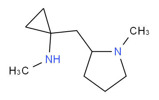 N-methyl-1-[(1-methylpyrrolidin-2-yl)methyl]cyclopropan-1-amine