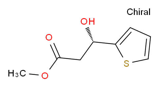 methyl (3S)-3-hydroxy-3-(thiophen-2-yl)propanoate