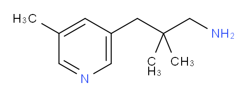 2,2-dimethyl-3-(5-methylpyridin-3-yl)propan-1-amine