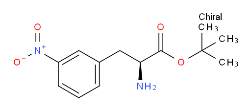 tert-butyl (2S)-2-amino-3-(3-nitrophenyl)propanoate