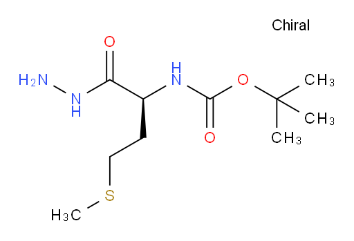tert-butyl N-[(1S)-1-(hydrazinecarbonyl)-3-(methylsulfanyl)propyl]carbamate