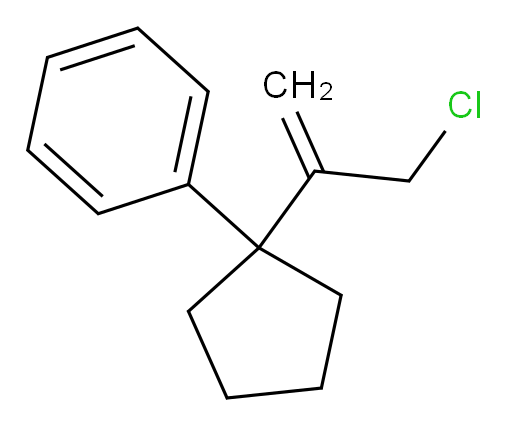 [1-(3-chloroprop-1-en-2-yl)cyclopentyl]benzene
