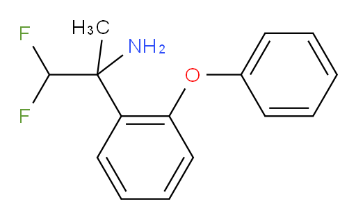 1,1-difluoro-2-(2-phenoxyphenyl)propan-2-amine