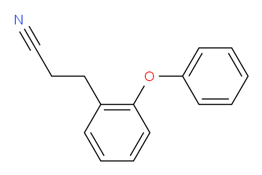 3-(2-phenoxyphenyl)propanenitrile
