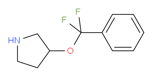 3-[difluoro(phenyl)methoxy]pyrrolidine