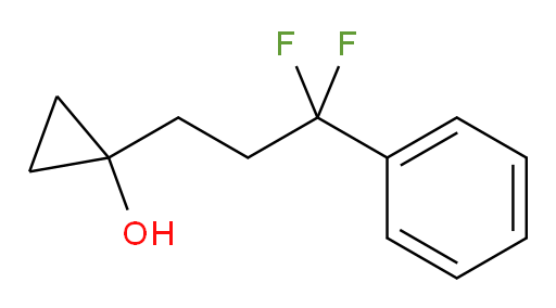 1-(3,3-difluoro-3-phenylpropyl)cyclopropan-1-ol